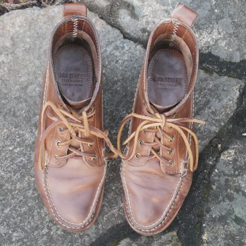 Oak Street Bootmakers Camp Boot in Horween Natural Chromexcel