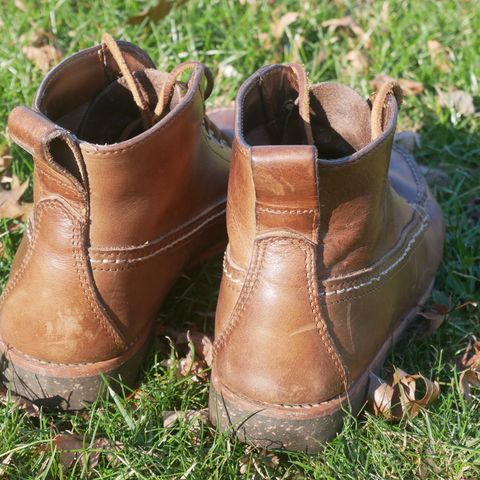 Oak Street Bootmakers Camp Boot in Horween Natural Chromexcel