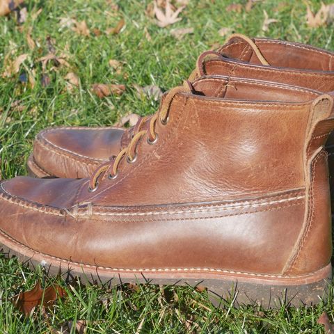 Oak Street Bootmakers Camp Boot in Horween Natural Chromexcel