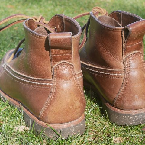 Oak Street Bootmakers Camp Boot in Horween Natural Chromexcel