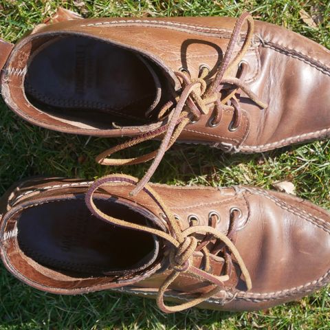 Oak Street Bootmakers Camp Boot in Horween Natural Chromexcel