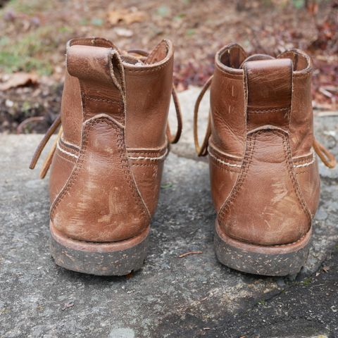 Oak Street Bootmakers Camp Boot in Horween Natural Chromexcel