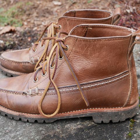 Oak Street Bootmakers Camp Boot in Horween Natural Chromexcel