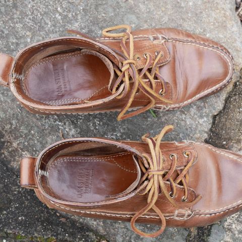 Oak Street Bootmakers Camp Boot in Horween Natural Chromexcel