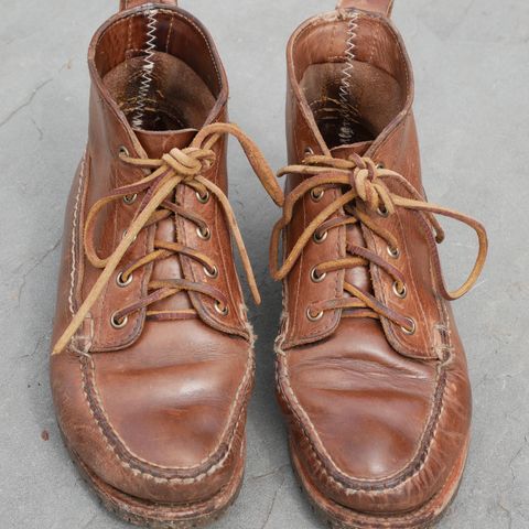 Oak Street Bootmakers Camp Boot in Horween Natural Chromexcel