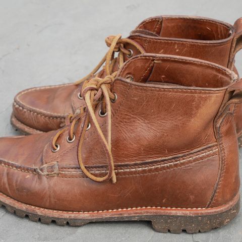 Oak Street Bootmakers Camp Boot in Horween Natural Chromexcel