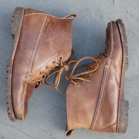 Oak Street Bootmakers Camp Boot in Horween Natural Chromexcel