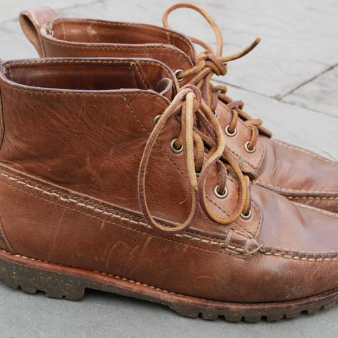 Oak Street Bootmakers Camp Boot in Horween Natural Chromexcel