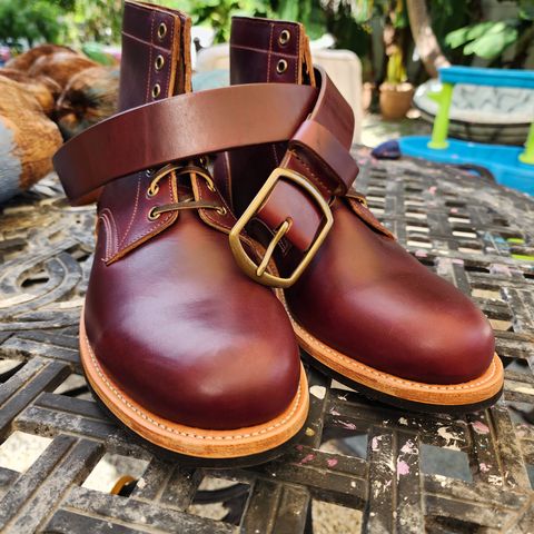 Oak Street Bootmakers Trench Boot in Horween Color 8 Chromexcel
