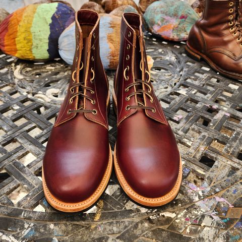 Oak Street Bootmakers Trench Boot in Horween Color 8 Chromexcel