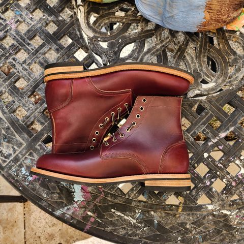 Oak Street Bootmakers Trench Boot in Horween Color 8 Chromexcel