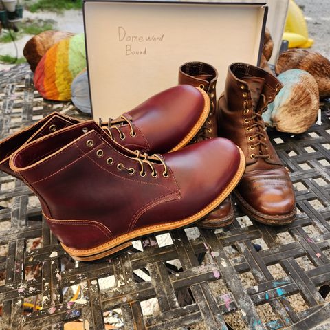 Oak Street Bootmakers Trench Boot in Horween Color 8 Chromexcel