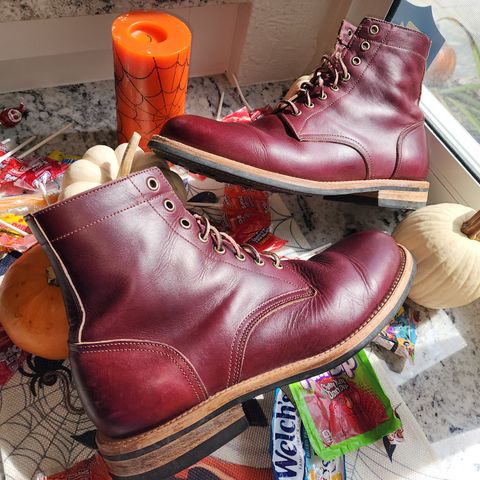 Oak Street Bootmakers Trench Boot in Horween Color 8 Chromexcel