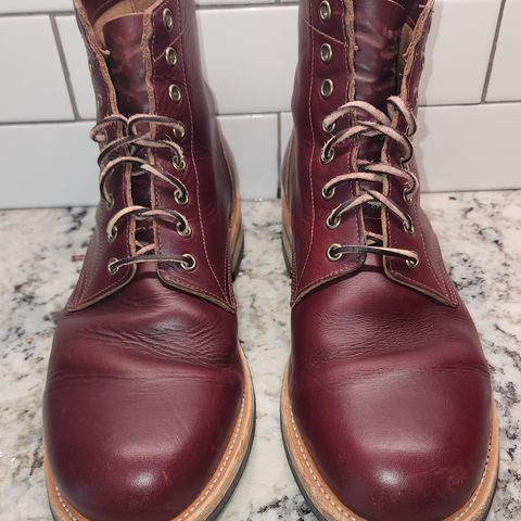 Oak Street Bootmakers Trench Boot in Horween Color 8 Chromexcel