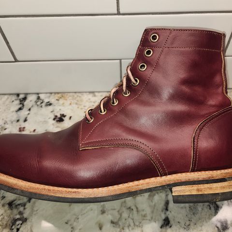 Oak Street Bootmakers Trench Boot in Horween Color 8 Chromexcel