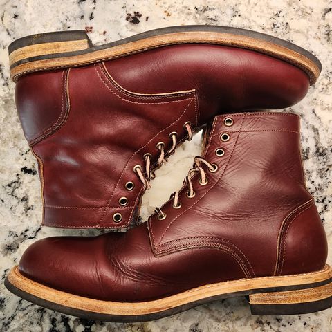 Oak Street Bootmakers Trench Boot in Horween Color 8 Chromexcel