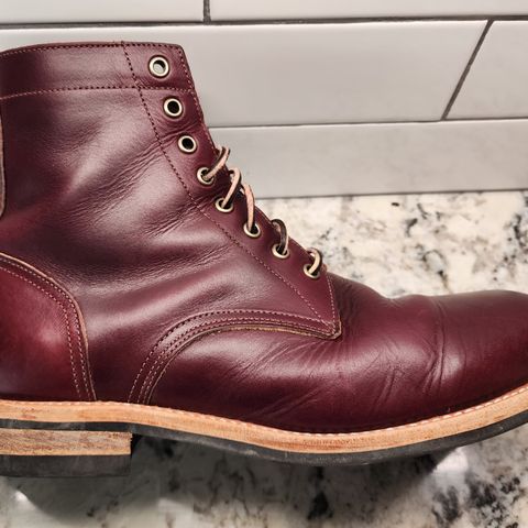 Oak Street Bootmakers Trench Boot in Horween Color 8 Chromexcel