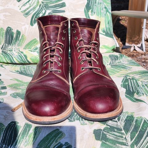 Oak Street Bootmakers Trench Boot in Horween Color 8 Chromexcel