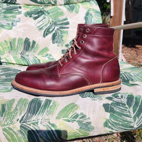 Oak Street Bootmakers Trench Boot in Horween Color 8 Chromexcel