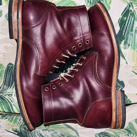 Oak Street Bootmakers Trench Boot in Horween Color 8 Chromexcel