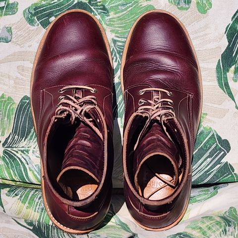 Oak Street Bootmakers Trench Boot in Horween Color 8 Chromexcel
