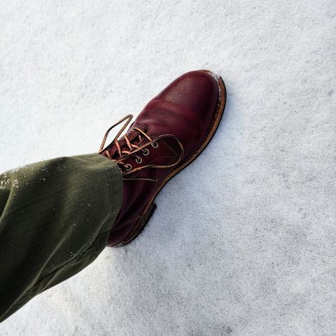 View photo of Oak Street Bootmakers Trench Boot in Horween Color 8 Chromexcel