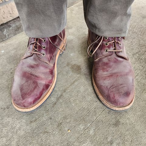 View photo of Oak Street Bootmakers Trench Boot in Horween Color 8 Chromexcel