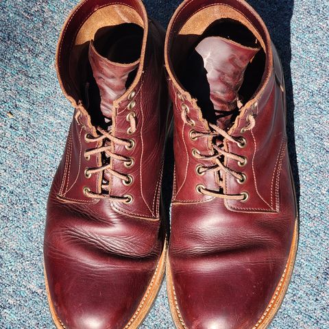 View photo of Oak Street Bootmakers Trench Boot in Horween Color 8 Chromexcel