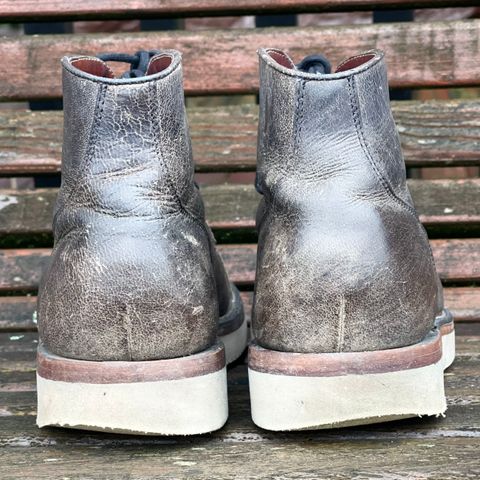 View photo of Grant Stone Garrison Boot in Black Waxed Deer