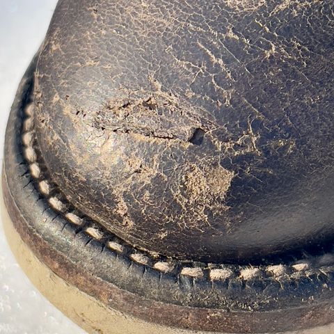 Grant Stone Garrison Boot in Black Waxed Deer