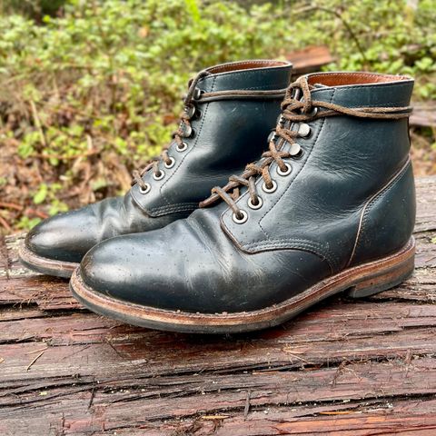 Search result thumbnail of Grant Stone Diesel Boot in Horween Navy Chromexcel