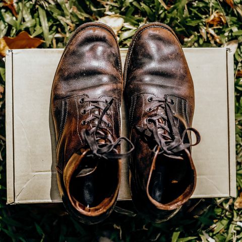 Clinch Yeager Boots in Black Overdyed Horsebutt