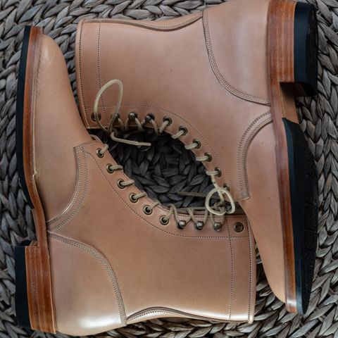 Onderhoud SVC02 Packer Boot in Shinki Natural Oiled Horsebutt