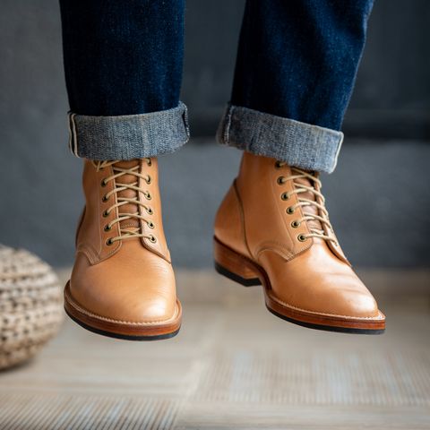 Onderhoud SVC02 Packer Boot in Shinki Natural Oiled Horsebutt
