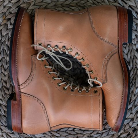 Onderhoud SVC02 Packer Boot in Shinki Natural Oiled Horsebutt