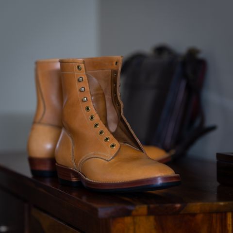 Onderhoud SVC02 Packer Boot in Shinki Natural Oiled Horsebutt
