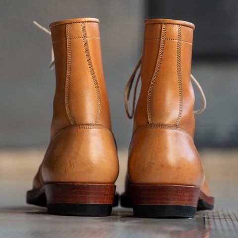 Onderhoud SVC02 Packer Boot in Shinki Natural Oiled Horsebutt