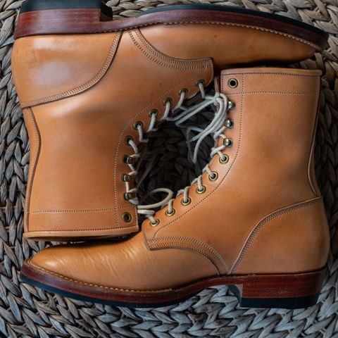 Onderhoud SVC02 Packer Boot in Shinki Natural Oiled Horsebutt