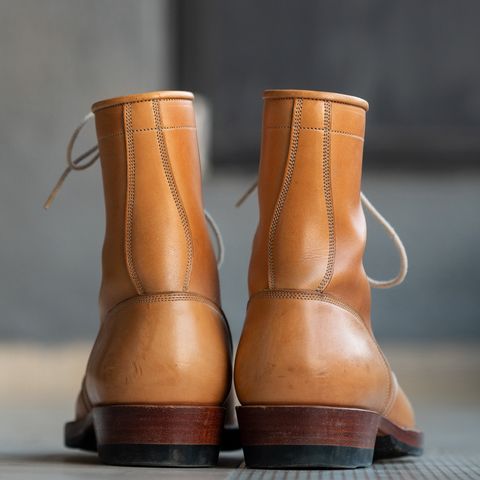 Onderhoud SVC02 Packer Boot in Shinki Natural Oiled Horsebutt