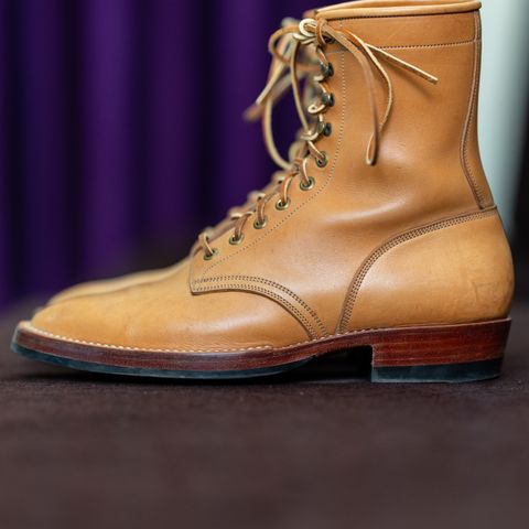 View photo of Onderhoud SVC02 Packer Boot in Shinki Natural Oiled Horsebutt