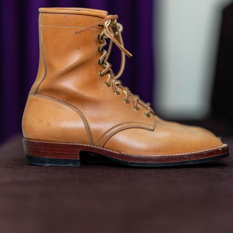 View photo of Onderhoud SVC02 Packer Boot in Shinki Natural Oiled Horsebutt