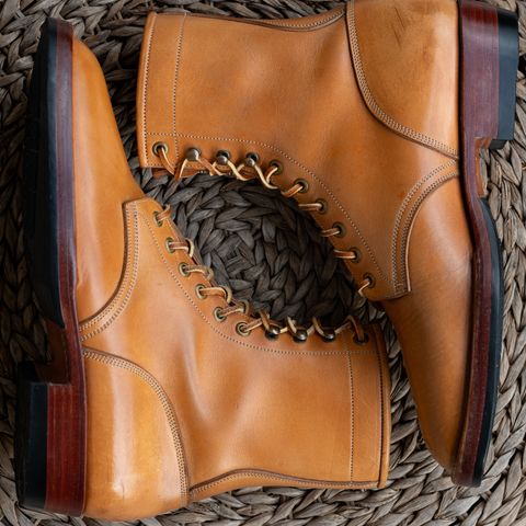 View photo of Onderhoud SVC02 Packer Boot in Shinki Natural Oiled Horsebutt