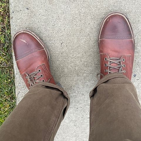 Search result thumbnail of Viberg Service Boot in Horween Saddle Tan Chromepak