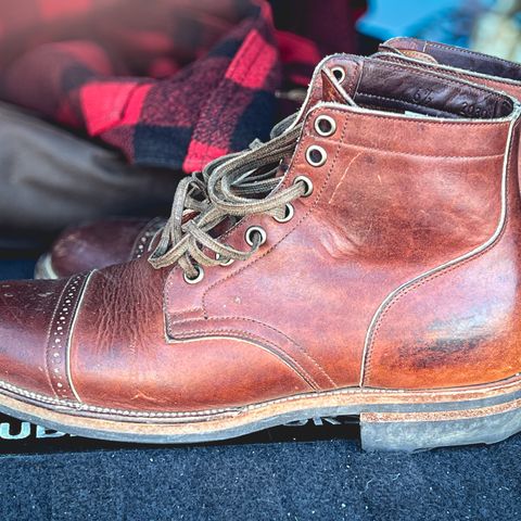 Viberg Service Boot in Horween Saddle Tan Chromepak