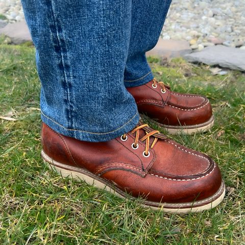 View photo of Red Wing 6-Inch Classic Moc in S.B. Foot Oro Legacy