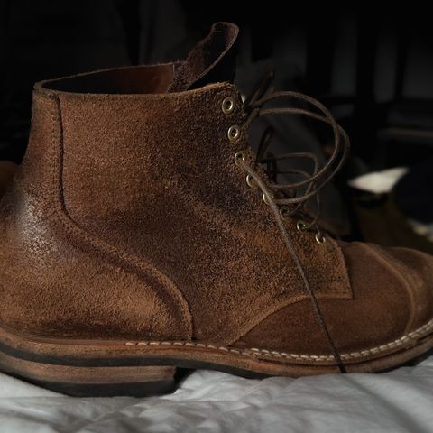 Viberg Service Boot in Horween Natural Waxed Flesh
