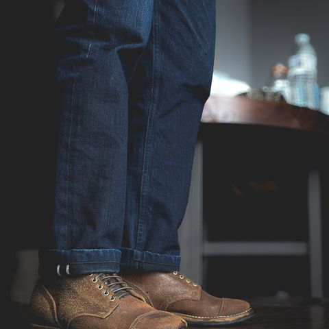 Viberg Service Boot in Horween Natural Waxed Flesh