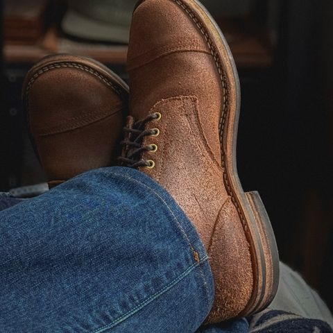Viberg Service Boot in Horween Natural Waxed Flesh