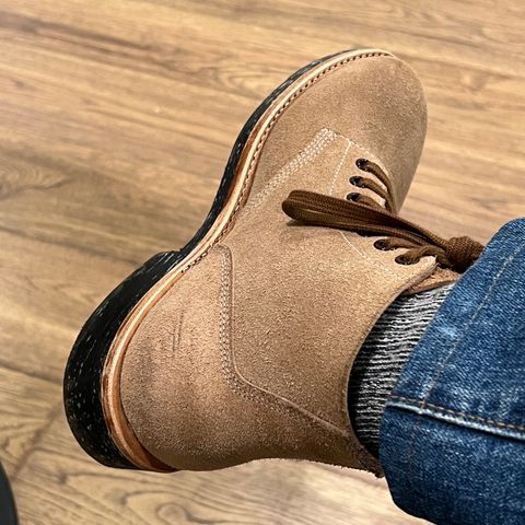 Oak Street Bootmakers Field Boot in Horween Natural Chromexcel Roughout