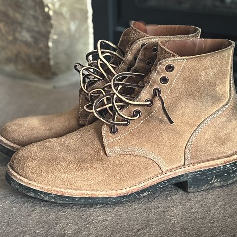Oak Street Bootmakers Field Boot in Horween Natural Chromexcel Roughout